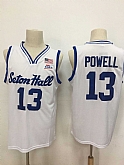 Seton Hall Pirates 13 Myles Powell White Nike College Basketball Jersey,baseball caps,new era cap wholesale,wholesale hats
